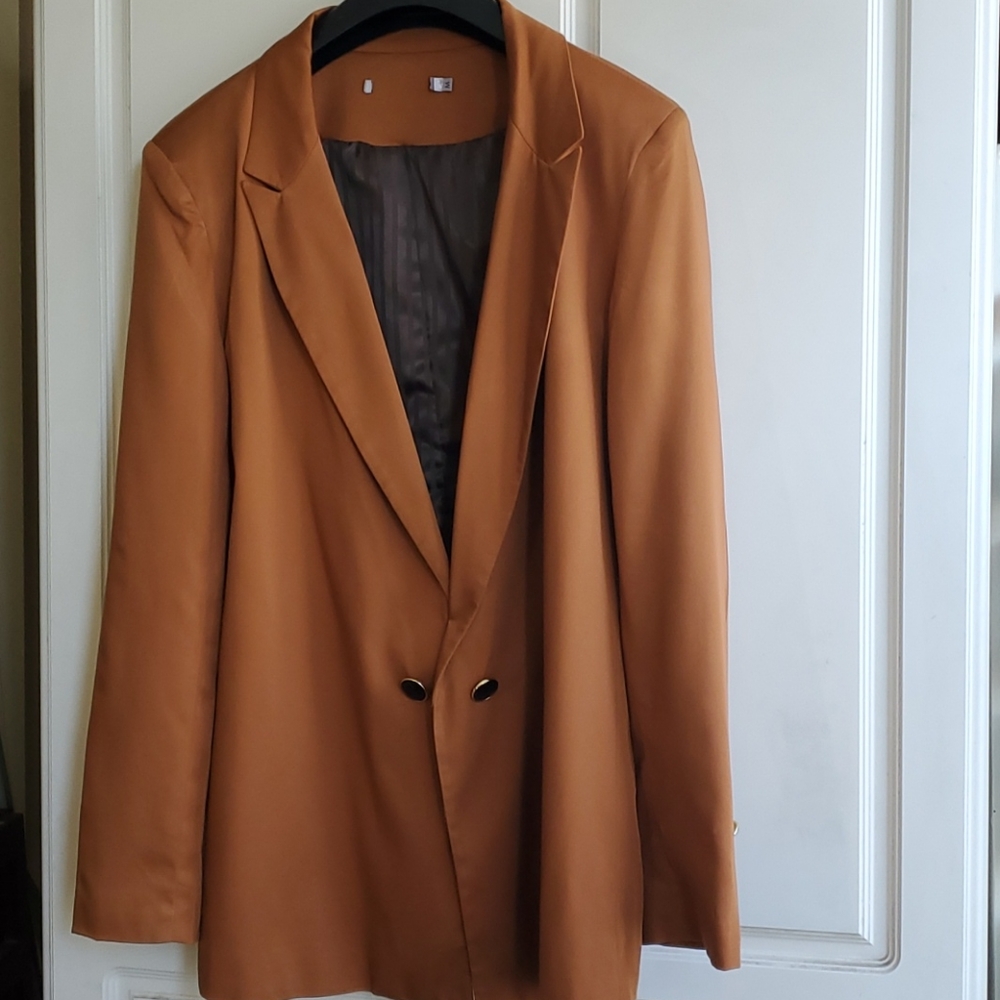 Fall Special: Pumpkin Blazer, Unstructured.